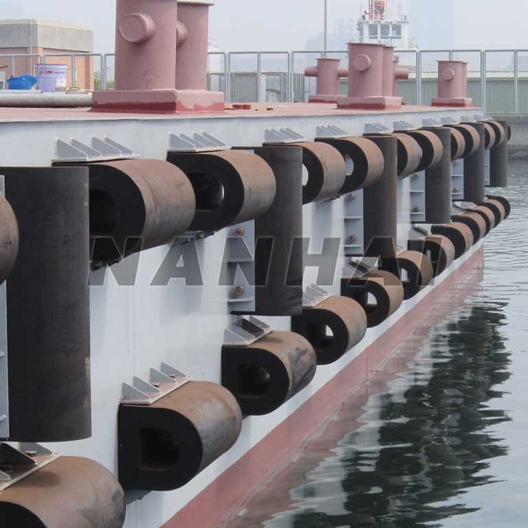 D-Type-Price-of-UHMW-Marine-Fender-Face-Pads,-UHMWPE-Sheet,-White-Anti-UV-Cone-Rubber-Fender-Drilling-PE-UHMW-Pad-for-Ports