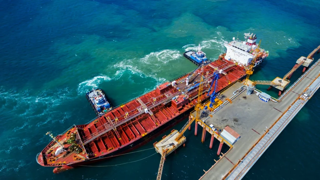 Berthing and mooring areas