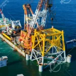 Offshore Wind Power (Oil Gas) Jacket Foundation Install