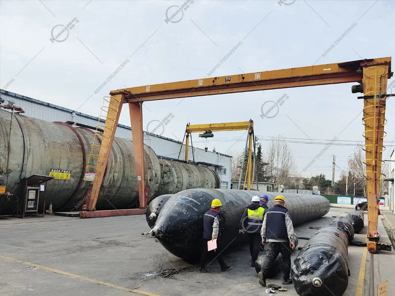 ship launching airbags