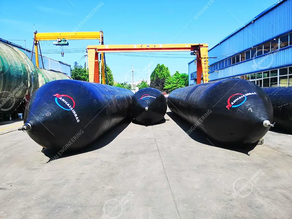 ship launching airbags