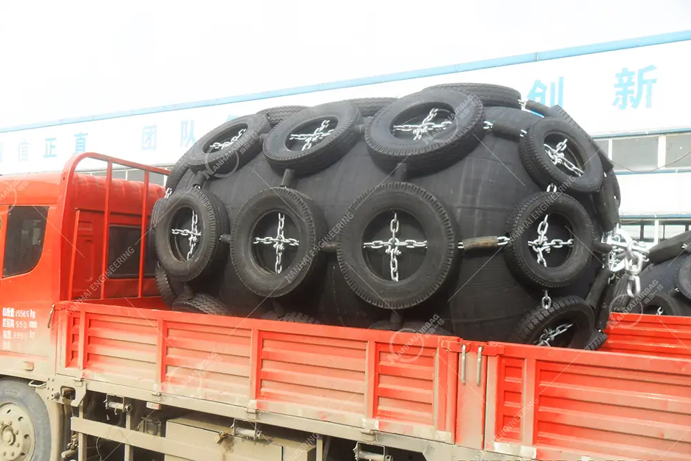 yokohama fenders in shipping