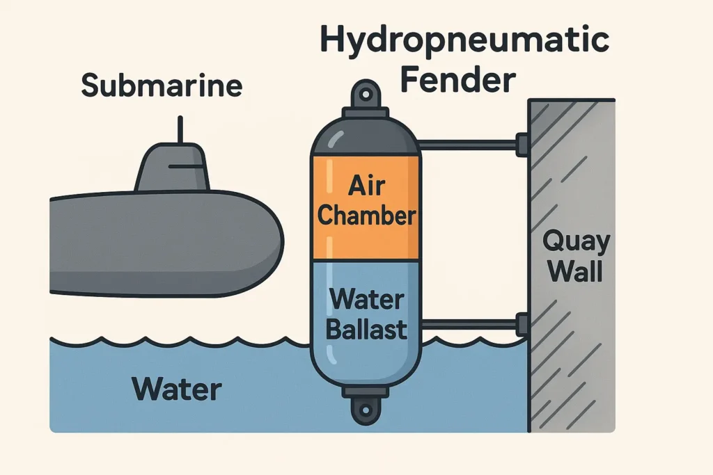 hydropneumatic fenders